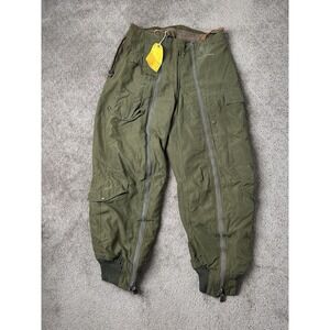RARE Mens MILITARY PANTS USAF TYPE-A11 WOOL LINED FLYING - 1940S, Size 36 M